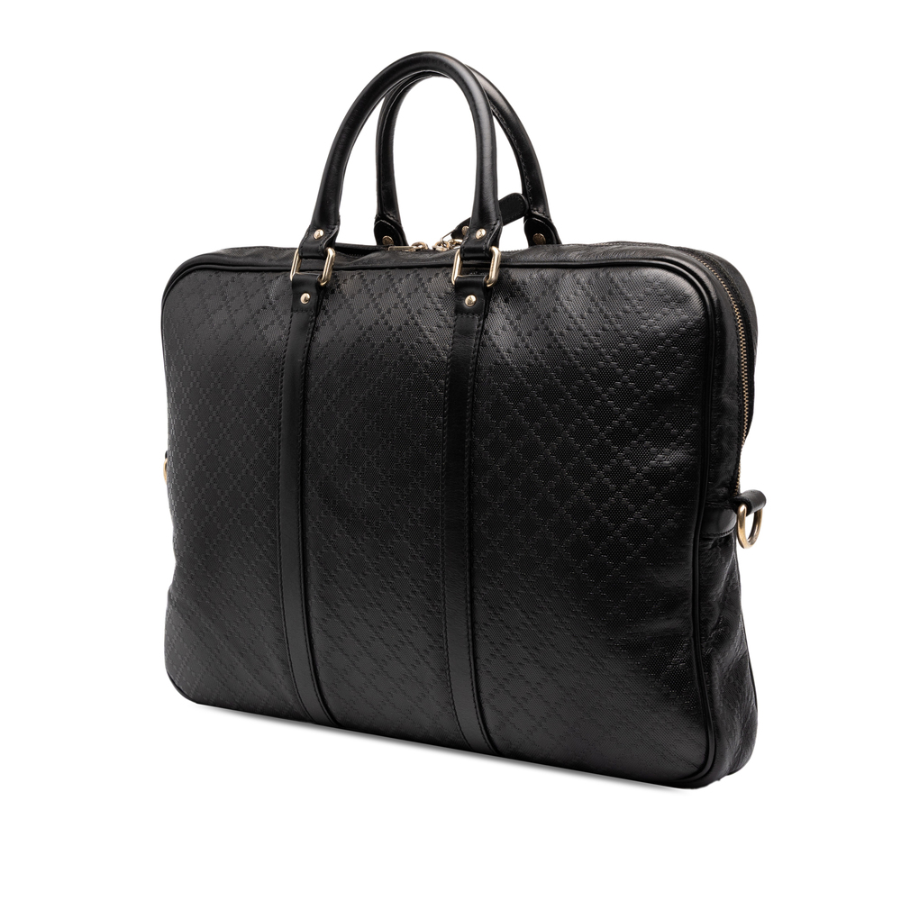Pre-Loved Gucci Diamante Calfskin Business Bag - Picture 2 of 6